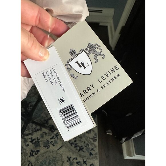 NWT Larry Levine Quilted Puffer Down Coat with Sherpa Lining Sz XS - Picture 4 of 9